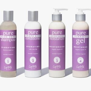 NEW CURLMIX Original  Lavender Full Size Bundle Kit 4 x 8 oz bottles - BNIB